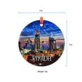 thumbnail image 5 of Custom Riyadh Saudi Arabia Ornament |Faux |Unique Souvenir |Vacation Travel Gift | Holiday Christmas Decor, Holiday Keepsake, Xmas Tree Hanging Decoration, Seasonal Gift Idea, Coll, 5 of 5