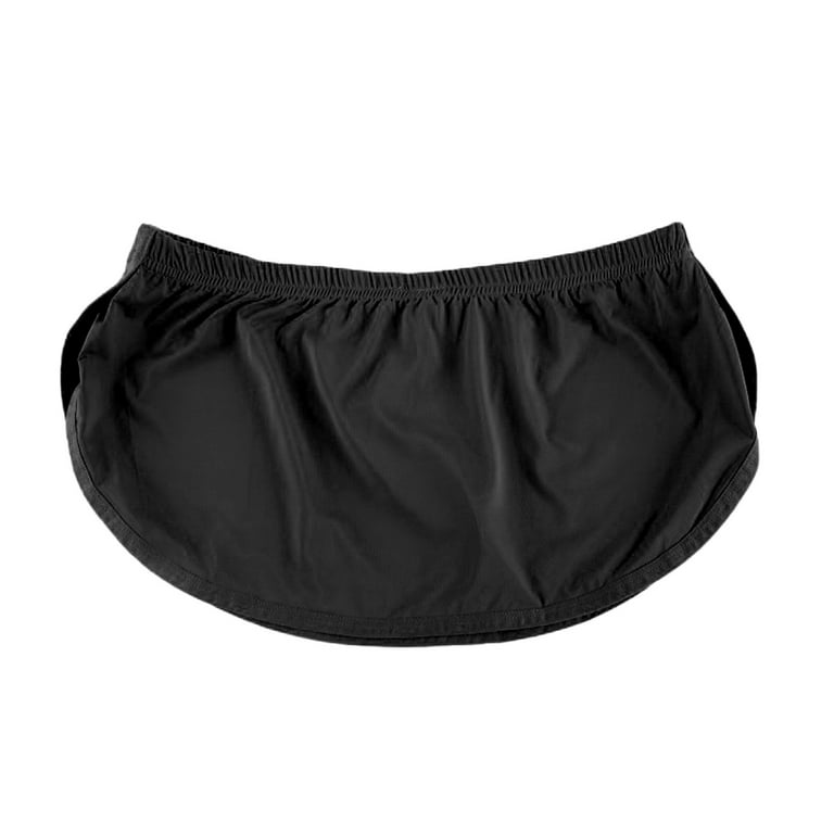 Seamless elasticated bikini briefs, odor control, black