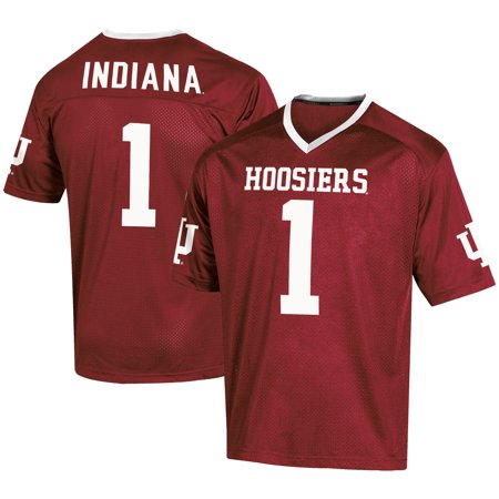 Men's Russell Athletic #1 Crimson Indiana Hoosiers Fashion Football