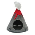 thumbnail image 1 of Hamster Nest Pet Play Space Hamster Tent Felt Rabbit House Large Cage Bedding Volcano Shape for Small Animals like Guinea Pigs and Hedgehogs, 1 of 7