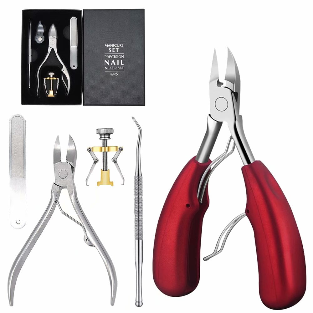6 Pcs Toenail Clippers Kit , Nail Clippers for Thick Toenail and