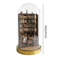 thumbnail image 2 of The Bay Library Miniature Gothic Bookshelf Ornament Handmade Miniature Bookcases Booknook, 2 of 5