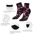 thumbnail image 5 of Naloa Breast Cancer Ankle Socks for Women Non Slip Socks No Show Socks Classic Low Cut Casual Socks Casual Socks, 5 of 7