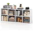 thumbnail image 1 of Librero Organizador de 8 Cubos, Libreros Minimalista Abierta Reversibl, Bookshelf para Oficina o Sala de Estar, 120 * 30 * 60CM Marrón, 1 of 5