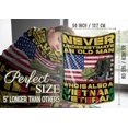 thumbnail image 3 of Vietnam Veteran Gifts for Men/Women, Bed Flannel Plush Blanket (50"x 65"), Gifts for Vietnam Vet for Birthday, Thanksgiving, Christmas - Never, 3 of 5