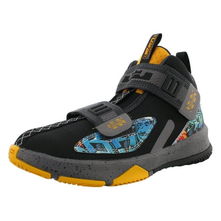Nike Lebron Soldier Xiii Boys Shoes Size 12 Color: Black/University Gold/Gunsmoke
