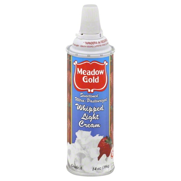 Meadow Gold Sweetened Light Whipped Cream, 14 Oz. - Walmart.com