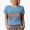 Baby Blue, variant on Jesus, He Is in My Story, Quote About Involving God in One's Life, Groovy Retro Wavy Text Merch Gift, White T-Shirt, Small