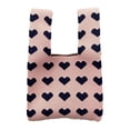 thumbnail image 3 of Shoulder Bag Hobo Bag Casual Women's Knit Tote Bag for Spring Outdoor Pink Base, 3 of 8
