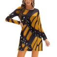 thumbnail image 1 of Robe Mandala Monarch pour Femmes Automne Hiver Manches Longues Mode avec Poches Robes à Capuche Monarch, 1 of 5
