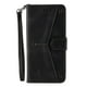 thumbnail image 5 of For Samsung Galaxy A56 Leather Case Splicing Stitching Wallet Stand Phone Cover with Strap - Black, 5 of 5