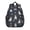 Jack Russell Terrier, variant on Dog Paw Print Black Pattern Backpack for School, Cute School Bag with Adjustable Shoulder Straps and Padded Back, 15"x11.42"x5.5"