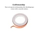 thumbnail image 4 of Greeniant Cinta protectora, accesorios eléctricos conductores, dispositivo soldador, herramienta de reparación, sellador de tuberías, cintas Accesorios para instrumentos musicales, 4 of 6