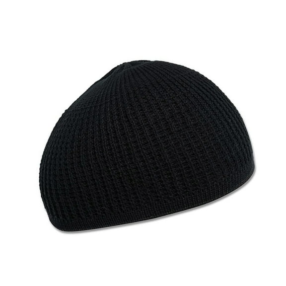 TIERPOP Kufi Namaz Muslims Men Prayer Hat Knitted Muslims Headwear Skull Hat Traditional Muslims Kufi Hat