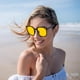 thumbnail image 1 of Gafas de Sol Plegables Soledad Protección Amarillo Negro, 1 of 8