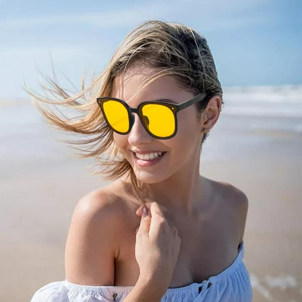 Gafas de Sol Plegables Soledad Protección Amarillo Negro
