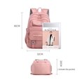 thumbnail image 3 of Waterproof Nylon Backpack for Teenagers Large Capacity Bagpack Student Travel Rucksack Girls Multifunctional School Bag Sac à dos scolaire, 3 of 6