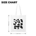thumbnail image 2 of Lightweight Thin Tote Bags, Cow Spots Canvas Tote Bag, Small Reusable Grocery Bags for Daily Use, 2 of 9