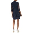 thumbnail image 3 of RM Richards Womens 2 Piece Mesh Panel Beaded Neck Jacket Dress, 3 of 4