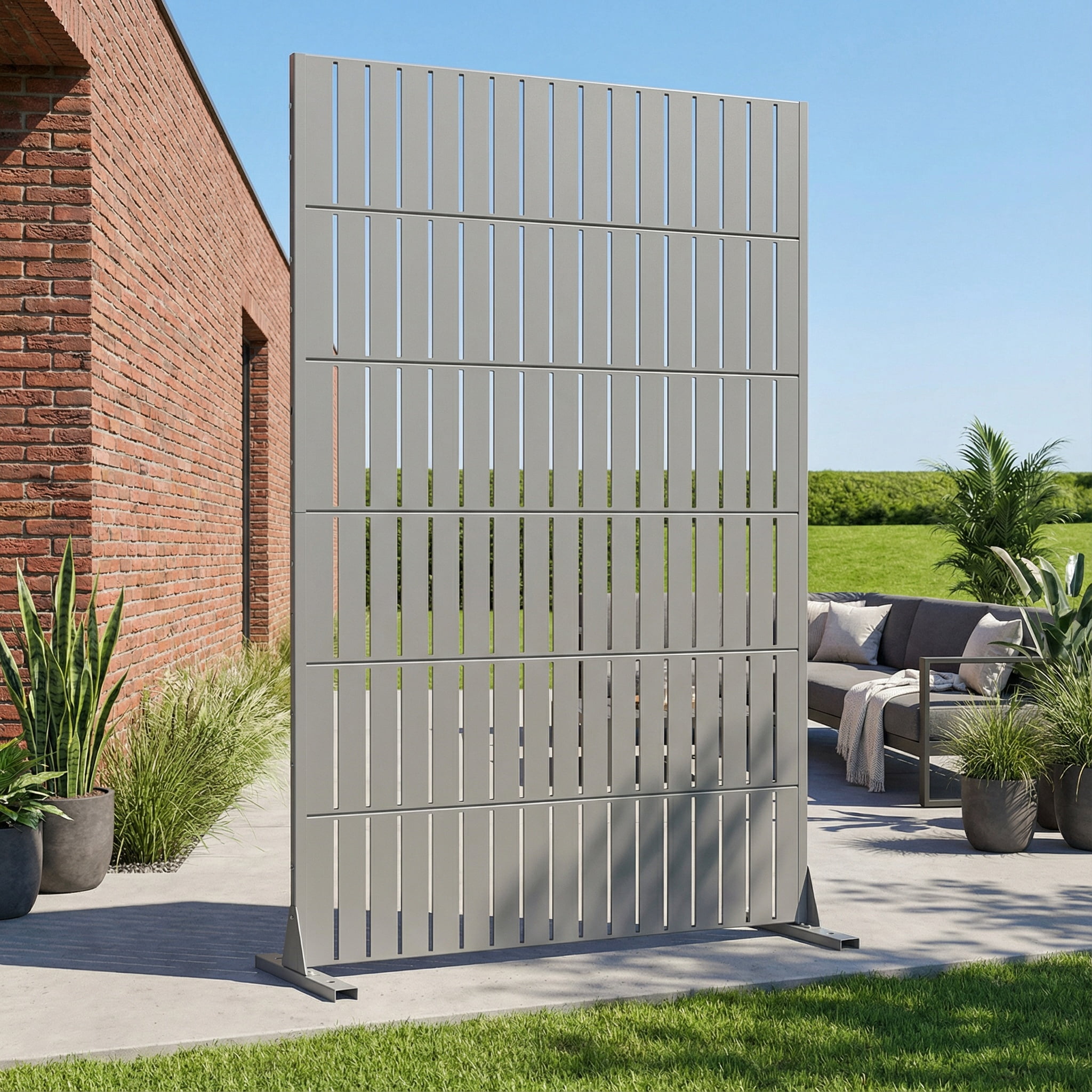 Privacy Metal Screen Fence Panel