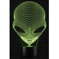 thumbnail image 3 of AZ Import AZImport TG3048 3D Lamp USB Amazing Optical Illusion 3D Grow LED Lamp Alien Shapes, Assorted Color, 3 of 9