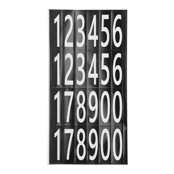 1 Sheets Mailbox Numbers Stickers,Self-Adhesive Vinyl Waterproof Letter Stickers,Mailbox Number Label,Consecutive Numbers 0-9,for Mailboxes, Storage Box, Organizers, Cabinets and More,Z_Black 2in