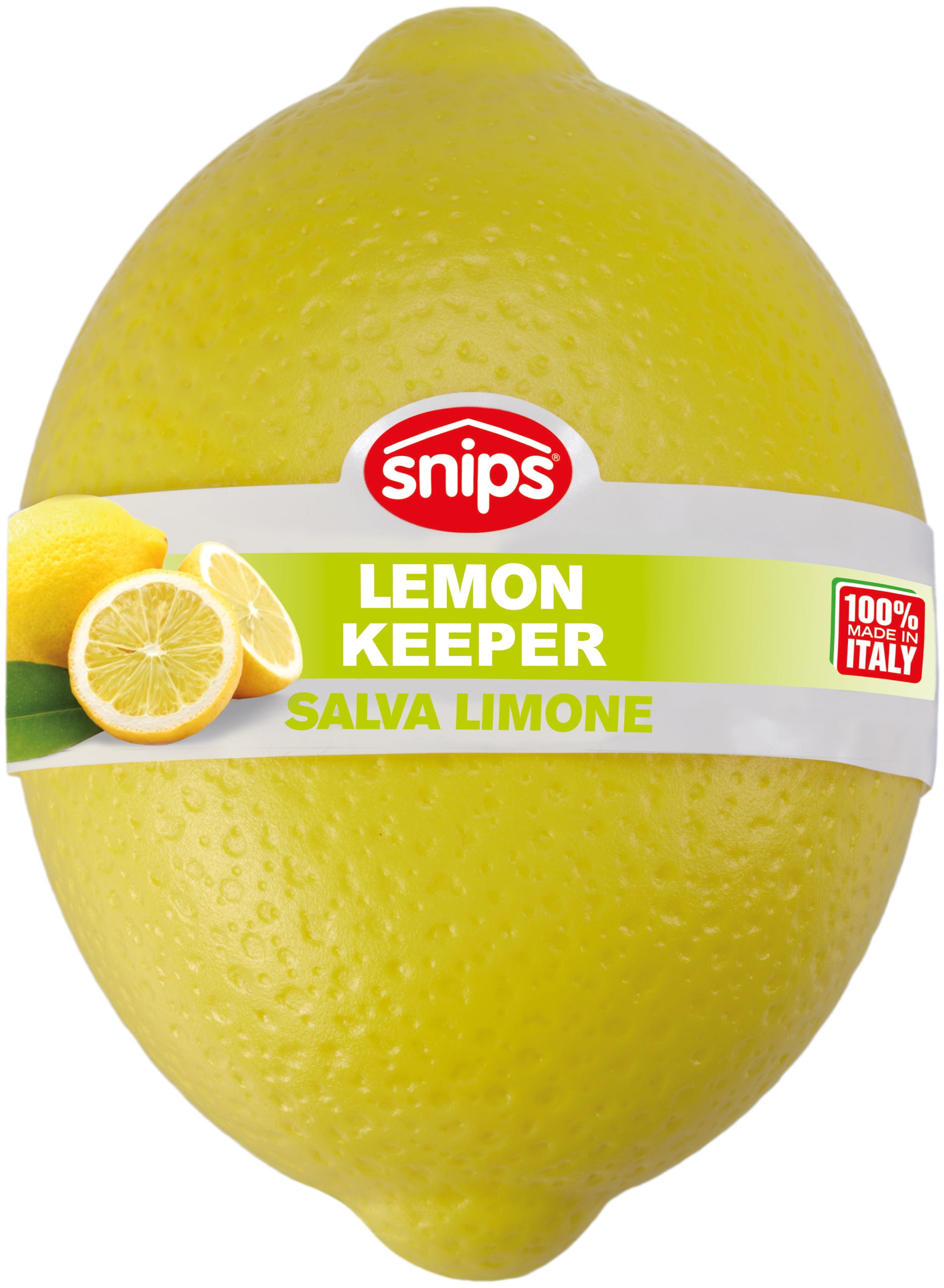 MINISU Fresh Lemon Lime Keeper Plastic Storage Container Holder Saver Clean Yellow 