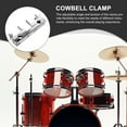 thumbnail image 2 of ORDDIART Support de Cymbales en Alliage de Zinc pour Tambours 1Pcs avec Angle Réglable 7.07x2.67x1.10 Po, 2 of 7