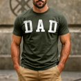 thumbnail image 2 of RUTAYY Men's T-Shirts Fathers Day Letter Printed Short Sleeve Crew Neck Breathable Tee Shirts Casual Soft Tops Comfortable Daily Wear Travel Elegant Tees, 2 of 5