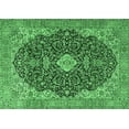 thumbnail image 1 of Ahgly Company Indoor Rectangle Persian Emerald Green Traditional Area Rugs, 2' x 3', 1 of 4