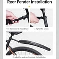thumbnail image 3 of BotaniNest Adjustable Mudguard Bar: Extendable Shield For Front And Rear Wheel Easy Roll Up Compatible With & Road, 3 of 6