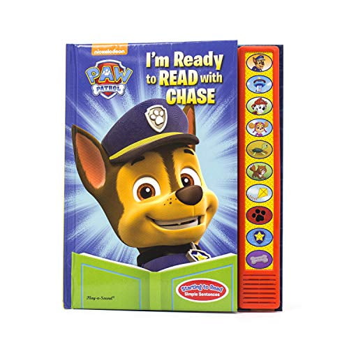 Pre-Owned Paw Patrol - I'm Ready To Read with Chase Sound Book - Play-a-Sound - PI Kids, 9781503705258, 1503705250, Hardcover,
