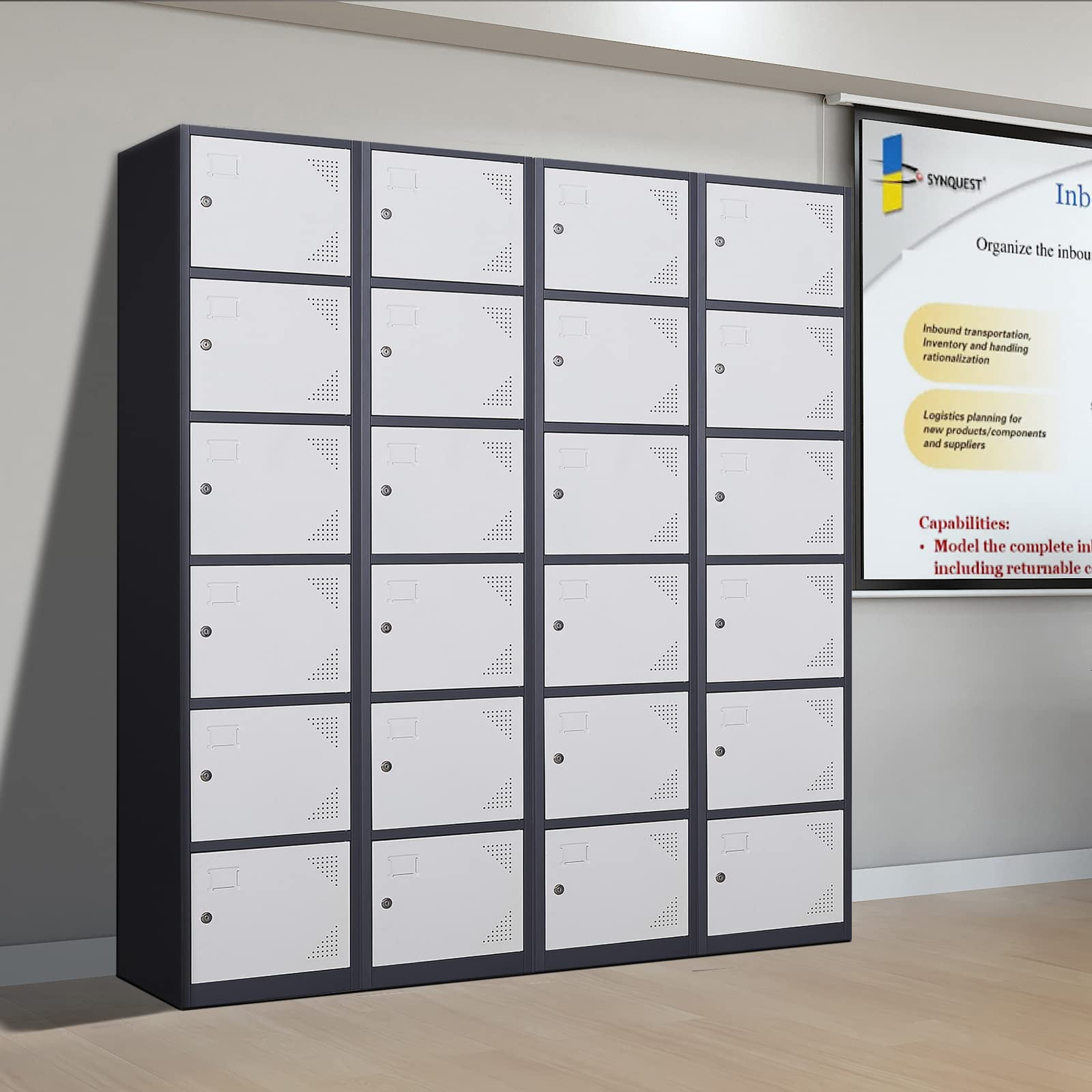 Metal Lockers for Employees,71" Steel Storage Cabinet with 6 Door Lockable  for Office Staff,Home Sundries,Gym,School - Walmart.com