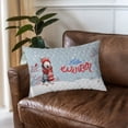 thumbnail image 3 of Hello Winter Bull Terrier Smiling in Red Scarf Hat Welcome Christmas Quilt Pillowcase Bully Dog Lovers Gifts Idea Throw Pillow Cover Bed Home Decor - 00017, 3 of 5