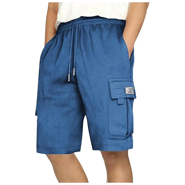 WILLBEST Pantalones Cortos Cargo para Hombre, Tendencia Deportiva, Holgados, Microelásticos, de Un Cuarto