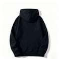 thumbnail image 3 of Women's Solid Color Pullover Hoodie with Drawstring Hood and Kangaroo Pocket Casual Everyday Sweatshirt, S-2XL, 3 of 6