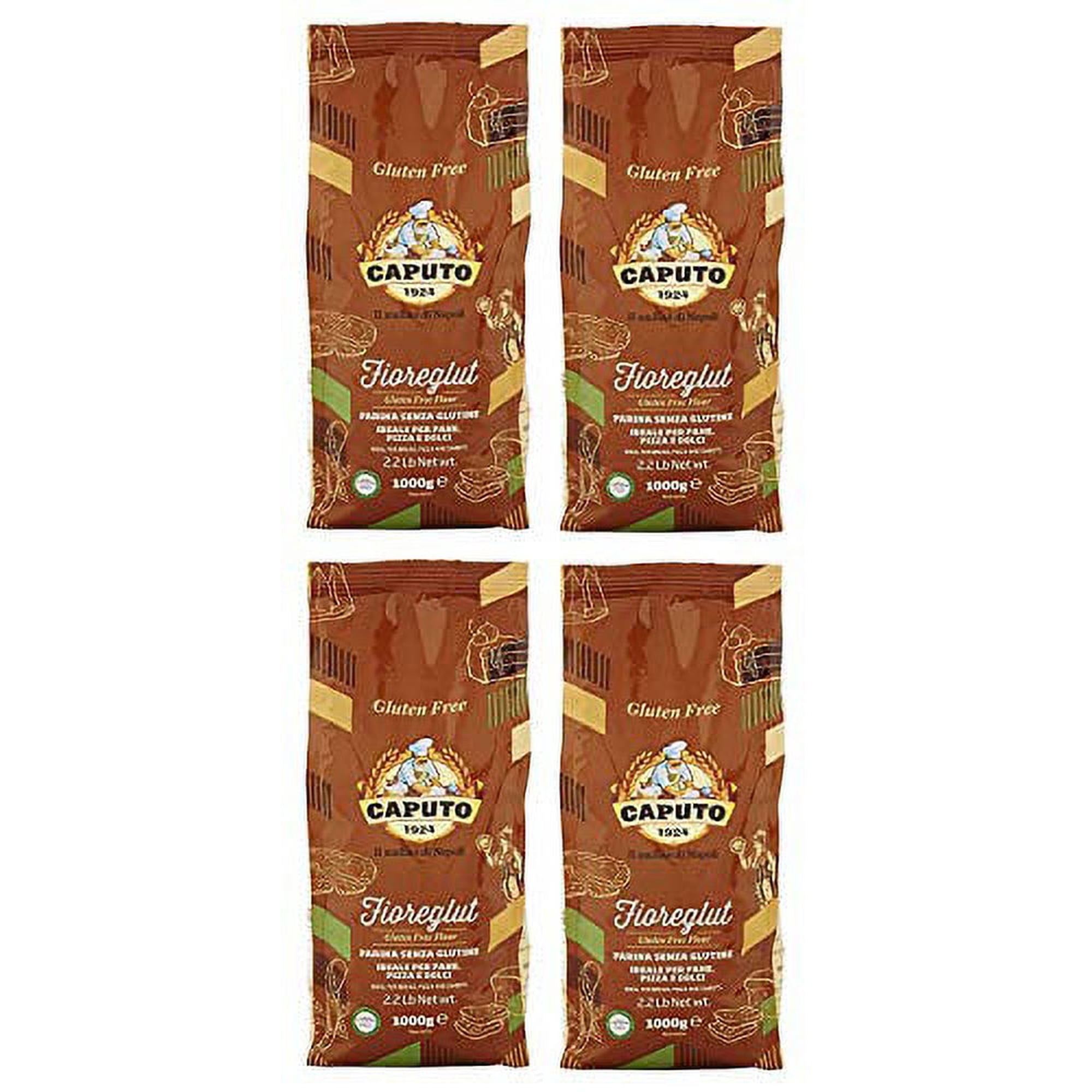 Antico Molino Napoli Antimo Caputo Pizza Flour Gluten-Free 2 Pound (Pack of 4) (4Pack)