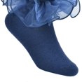 thumbnail image 4 of 2 Pairs Toddler Socks Girls Kids Cute Big Double-Layer Lace Frilly Dress Ruffle Socks for Little Girls, 4 of 6