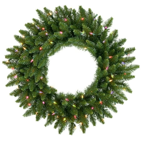 Vickerman 48" Prelit Camdon Fir Artificial Christmas Wreath - Multi Dura Lights