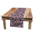 thumbnail image 1 of Vintage Table Runner, Flowers Damask Inspired Curly Romantic Motifs, Dining Room Kitchen Rectangular Runner, 3 Sizes, by Ambesonne, 1 of 2