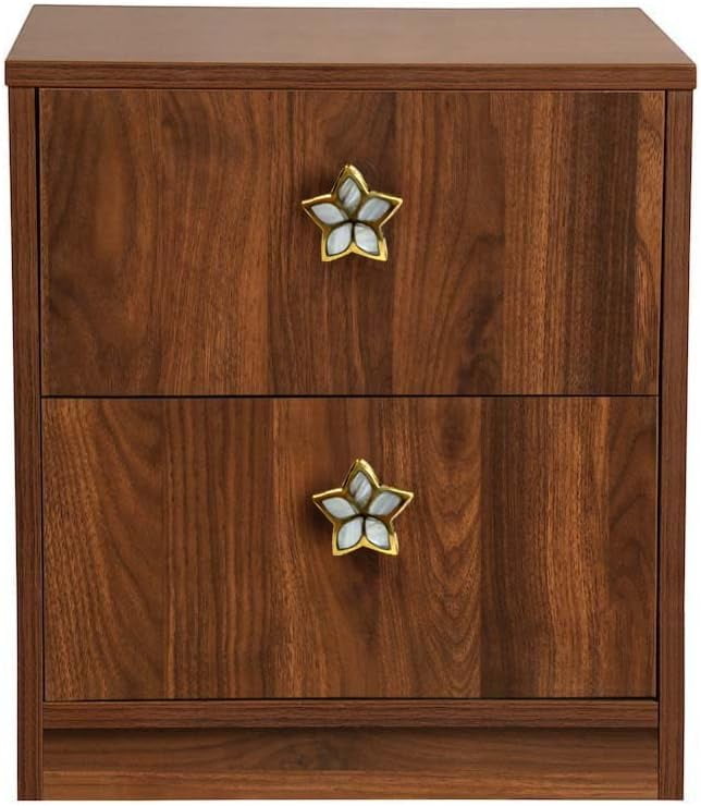 Perilla Home Set of 6 Jiya Mother of pearl Cabinet Knobs Decorative Antique Knobs for Home Kitchen Cabinet Hardware Cupboard Door Dresser Wardrobe and Drawer Pull Handle
