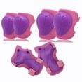 thumbnail image 1 of Conjunto de seis piezas de equipo de protección para patinaje sobre ruedas para niños, casco deportivo, equipo de protección para patineta, rodilleras y coderas, 1 of 5