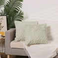 thumbnail image 6 of REGALWOVEN Set of 2 Shaggy Plush Throw Pillow Covers Couch Pillow Covers for Home Khaki-2 18" x 18", 6 of 6
