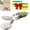 Green * 1, variant on Stainless Steel Bear Pancake Griddle Clip, 2-in-1 Cute Bear Spatula Tongs with Locking Clip, Multifunctional Food Turner & Clamp for Steak, Eggs, Pancake, Multi-Use Kitchen Gadget (Yellow * 1)