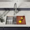 thumbnail image 4 of Rivage 27 x 19 Single Basin Undermount Kitchen Workstation Sink, 4 of 14