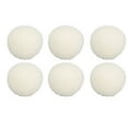 thumbnail image 2 of 6 uds bolas de secado de lana reutilizables amigables con la piel reducción estática ahorro de tiempo suavizante de telas bola para ropa lavandería 2,4 pulgadas, 2 of 12
