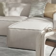 thumbnail image 3 of BizChair Luxury Modular Sectional Sofa, Ottoman Seat, Cream, 3 of 12