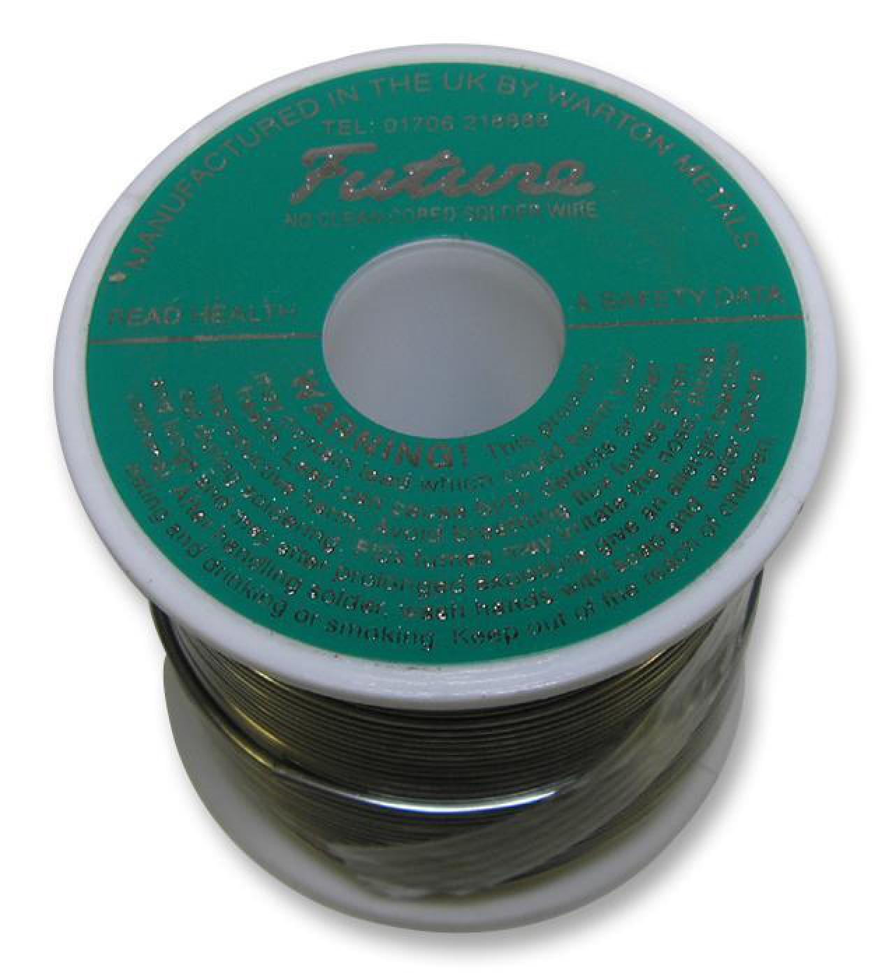WARTON - No-clean 2% FF Solder Wire (Sn 63; Pb 37) 22SWG 0.7mm 183C