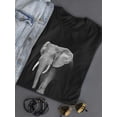 thumbnail image 3 of Walking Big Elephant T-Shirt Women -Image by Shutterstock, Female x-Large, 3 of 4