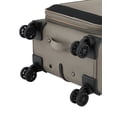 thumbnail image 4 of Wrangler 20-inch Expandable Rolling Carry-on with 8-Wheel System, Fallen Rock Brown, 4 of 7